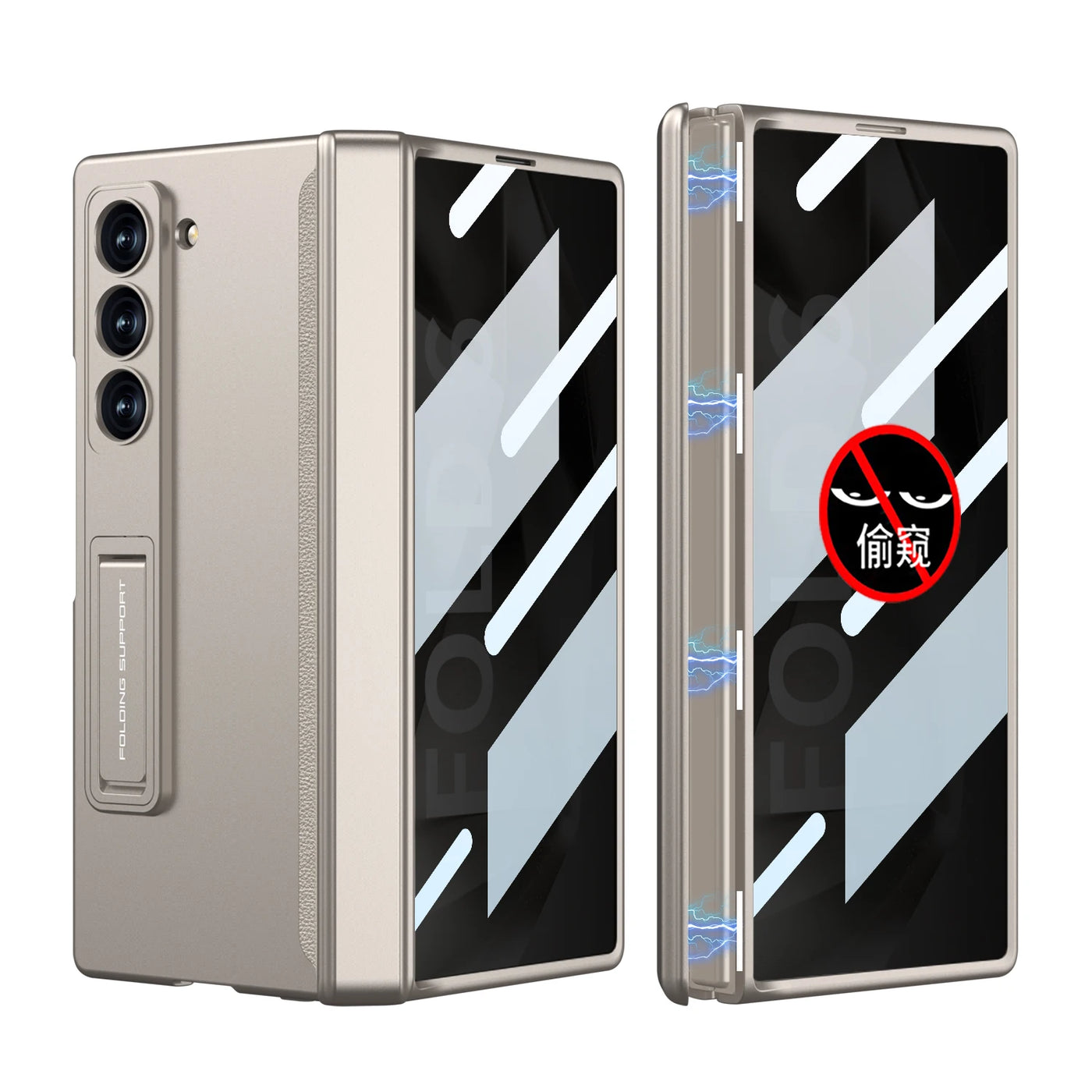 Magnetic Hinge Shockproof Case with Stand for Samsung Galaxy Z Fold 6