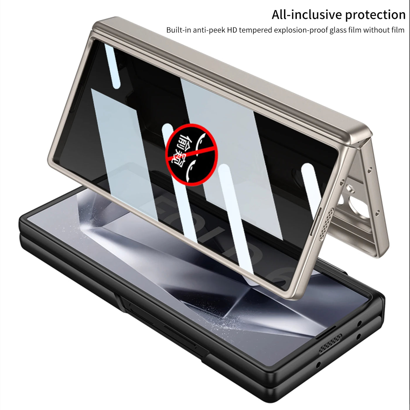 Magnetic Hinge Shockproof Case with Stand for Samsung Galaxy Z Fold 6