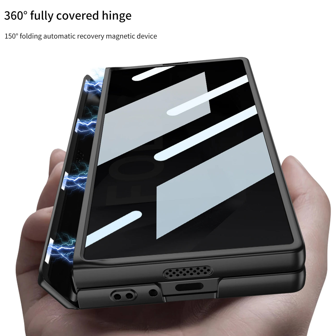 Magnetic Hinge Shockproof Case with Stand for Samsung Galaxy Z Fold 6