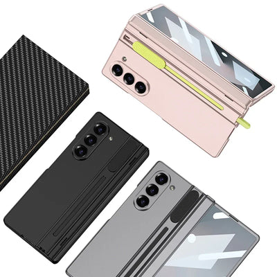 Samsung Z Fold 6 Magnetic Case with Free Stylus Pen & Screen Protector