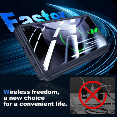 Samsung Z Fold 6 Case with Hinge Protection, Stand, S Pen Slot & Screen Protector