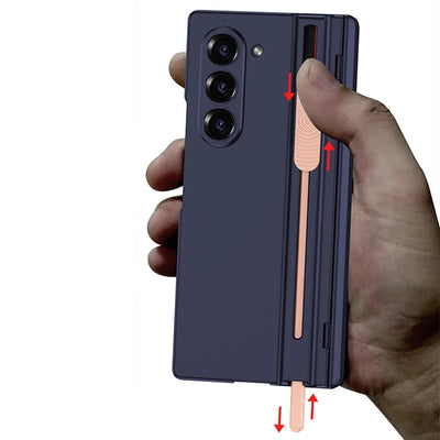 Samsung Z Fold 6 Magnetic Case with Free Stylus Pen & Screen Protector